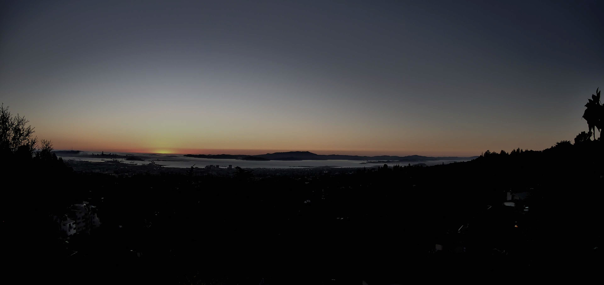 Sunset sky captured on 7 October 2026