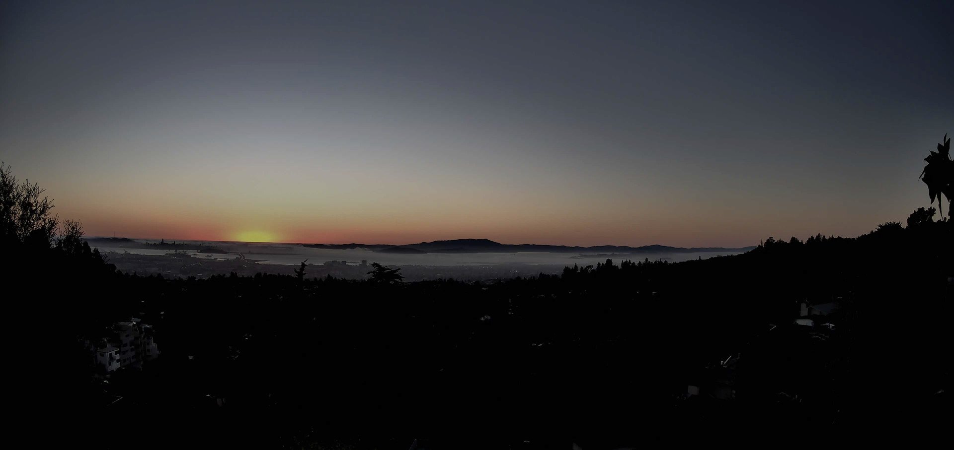 Sunset sky captured on 8 October 2026