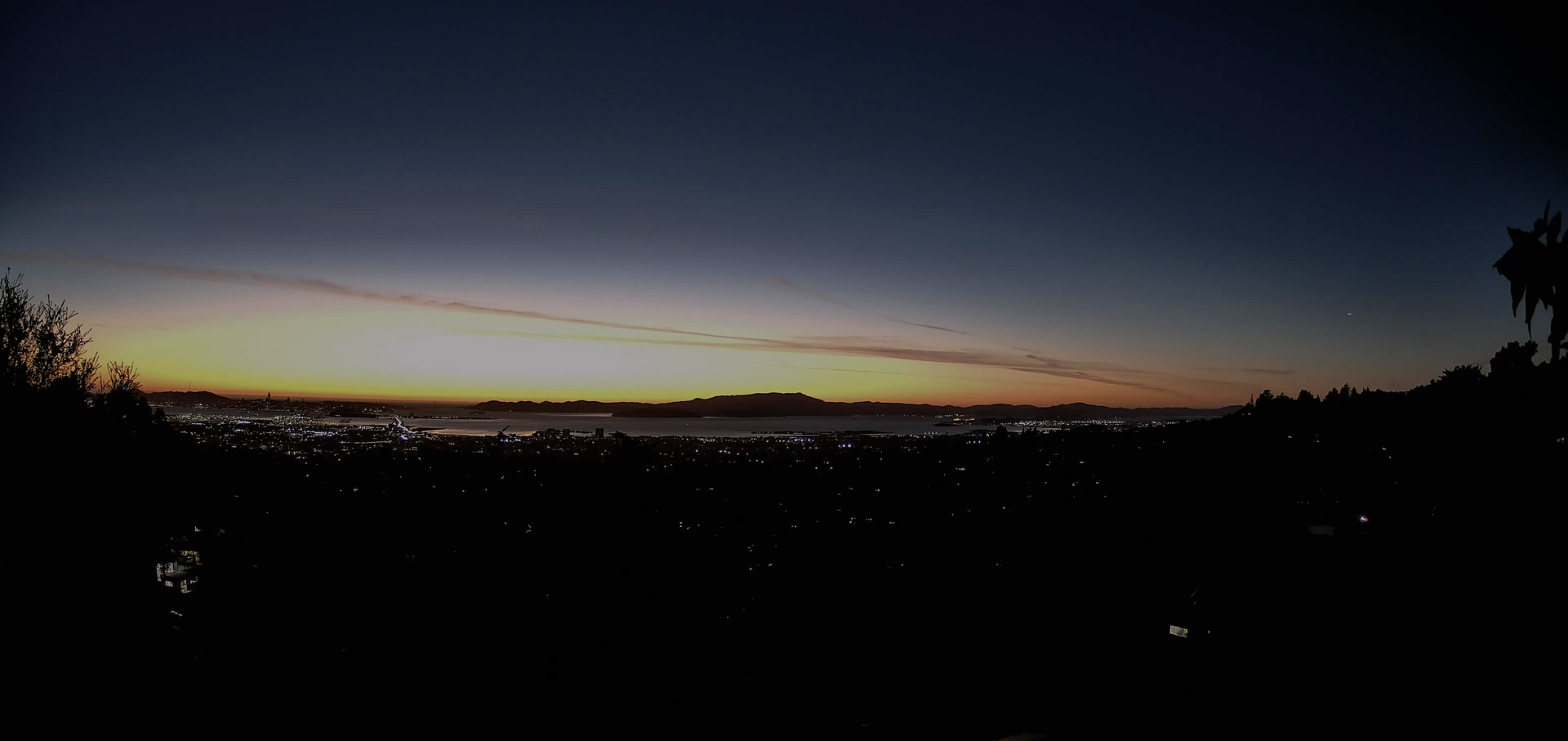 Sunset sky captured on 13 October 2026