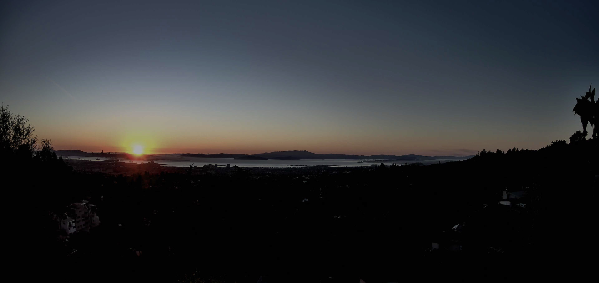 Sunset sky captured on 14 October 2026
